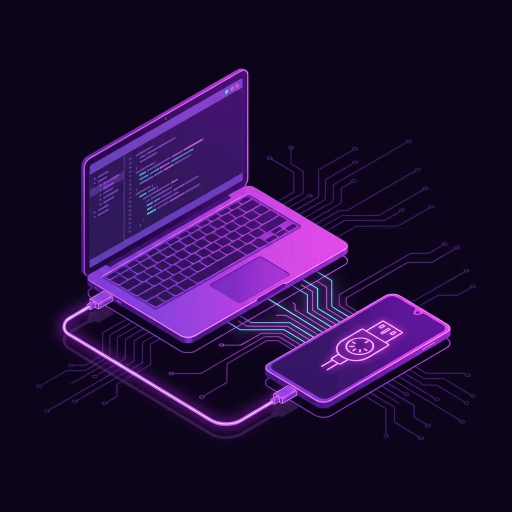 USB Connection Illustration